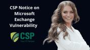 CSP Notice on Microsoft Exchange Vulnerability